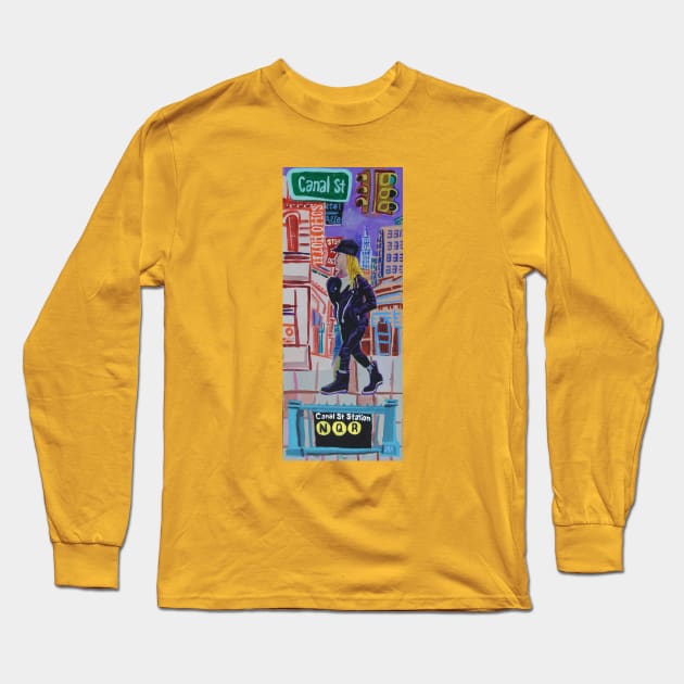 Canal Street Long Sleeve T-Shirt by SPINADELIC